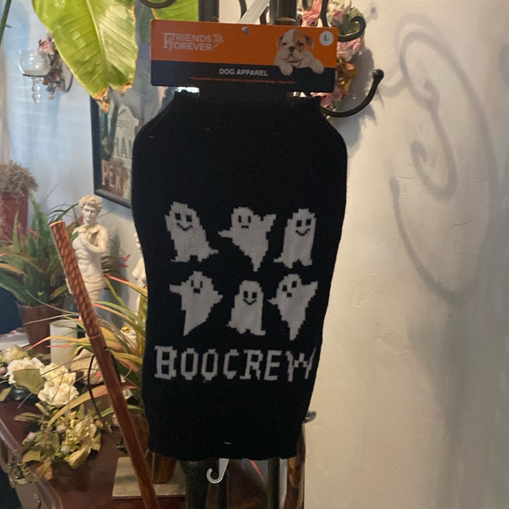 Halloween L  NWT dog sweater